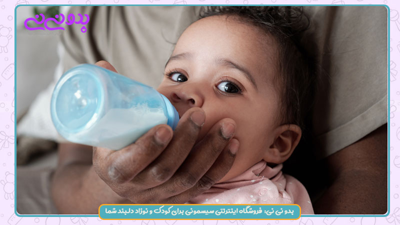 مراحل تهیه شیر خشک برای نوزاد