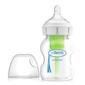 شیشه شیر دکتر براون یکی از بهترین شیشه شیرهای ضد نفخ نوزاد میباشد